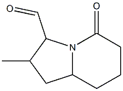 3-인돌리진카르복스알데히드,옥타히드로-2-메틸-5-옥소-(9CI) 구조식 이미지
