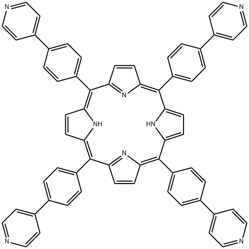 5,10,15,20-TETRAKIS-(4-PYRIDIN-4-YL-PHENYL)-PORPHYRINE Structure