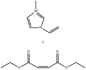 1-vinyl-3-methylimidazole-maleic acid diethyl ester copolymer Structure