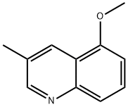 5-Methoxy-3-methylquinoline 구조식 이미지