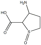 3-Amino-1-oxo-tetrahydro-thiophene-2-carboxylic acid 구조식 이미지