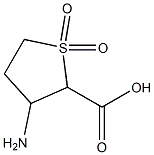 3-Amino-1,1-dioxo-tetrahydro-thiophene-2-carboxylic acid Structure