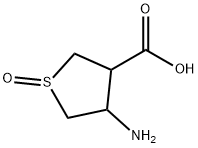 4-Amino-1-oxo-tetrahydro-thiophene-3-carboxylic acid 구조식 이미지