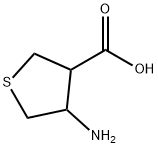 4-Amino-tetrahydro-thiophene-3-carboxylic acid Structure
