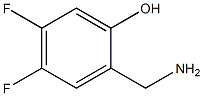 2-(aminomethyl)-4,5-difluorophenol 구조식 이미지