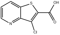 3-chlorothieno[3,2-b]pyridine-2-carboxylic acid Structure