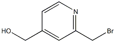 (2-(bromomethyl)pyridin-4-yl)methanol 구조식 이미지