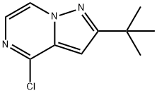 2-TERT-BUTYL-4-CHLOROPYRAZOLO[1.5-A]PYRAZINE Structure