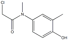 2-chloro-N-(4-hydroxy-3-methylphenyl)-N-methylacetamide 구조식 이미지