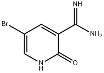 5-bromo-2-hydroxypyridine-3-carboxamidine Structure