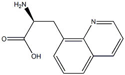 8-Quinolinepropanoicacid,-alpha--amino-,(S)-(9CI) Structure