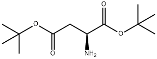 (2S)-2-Aminobutanedioic acid ditert-butyl ester Structure