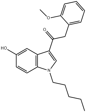 JWH 250 5-hydroxyindole metabolite Structure