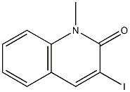 2(1H)-Quinolinone,3-iodo-1-methyl-(9CI) Structure