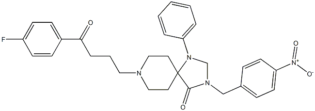 N-(4-nitrobenzyl)spiperone Structure
