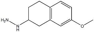 1-(1,2,3,4-tetrahydro-6-methoxynaphthalen-3-yl)hydrazine 구조식 이미지