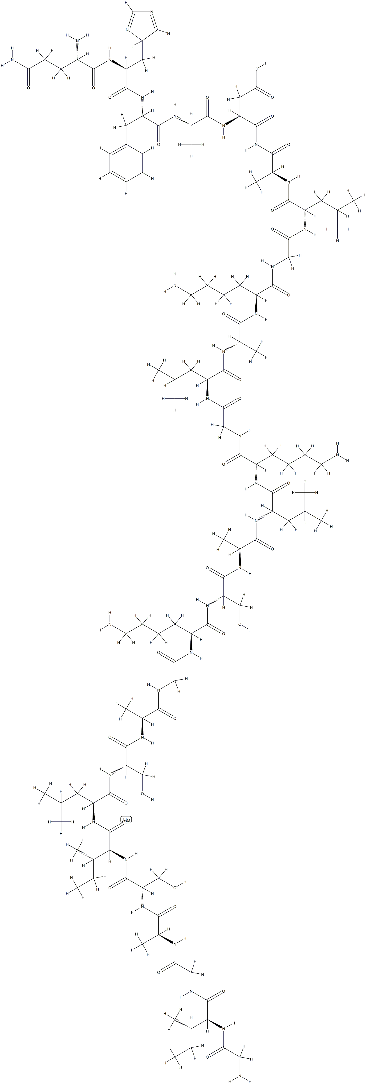 bombinin-like peptide-1 Structure