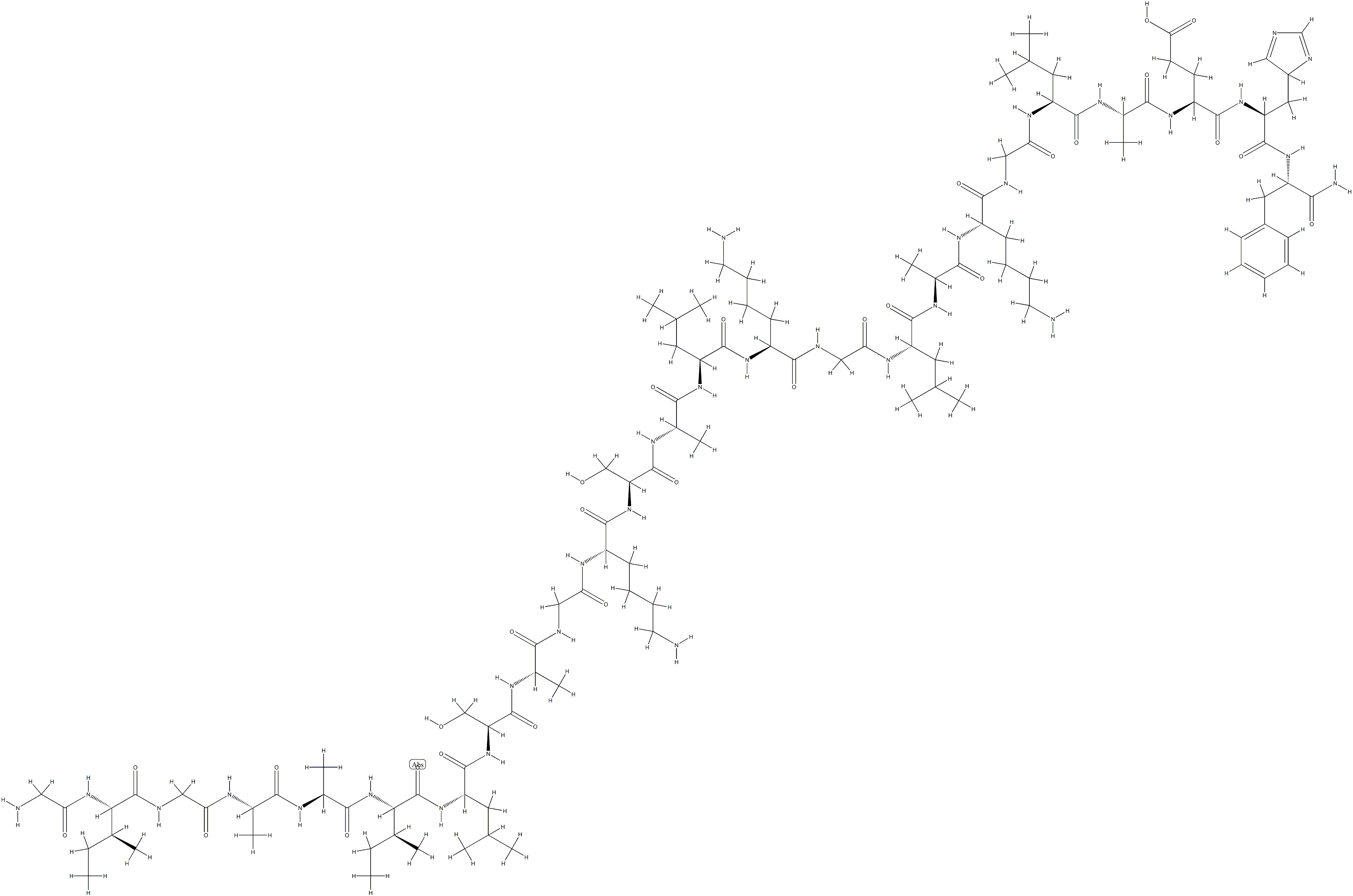 bombinin-like peptide-3 Structure