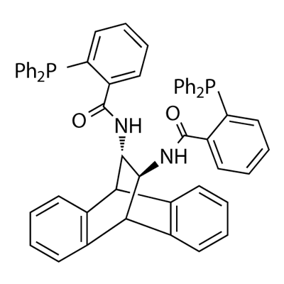 (S,S)-ANDEN-Phenyl Trost Ligand,(+)-(11S,12S)Bis[2′-(diphenylphosphino)benzamido]-9,10-dihydro-9,10-ethanoanthracene, (11S,12S)-N,N′-(9,10-Dihydro-9,10-ethanoanthracene-11,12-diyl)bis[2-(diphenylphosp Structure