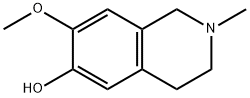 1,2,3,4-Tetrahydro-6-hydroxy-7-methoxy-2-methylisoquinoline Structure