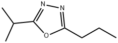 1,3,4-Oxadiazole,2-(1-methylethyl)-5-propyl-(9CI) Structure