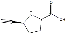 D-프롤린,5-에티닐-,(5R)-rel-(9CI) 구조식 이미지