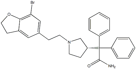 7-Bromo Darifenacin 구조식 이미지