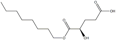 (2R)-Octyl-α-hydroxyglutarate Structure