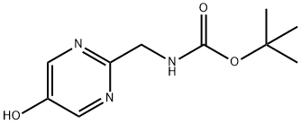 (5-Hydroxy-Pyrimidin-2-Ylmethyl)-Carbamic Acid Tert-Butyl Ester(WX649057) 구조식 이미지