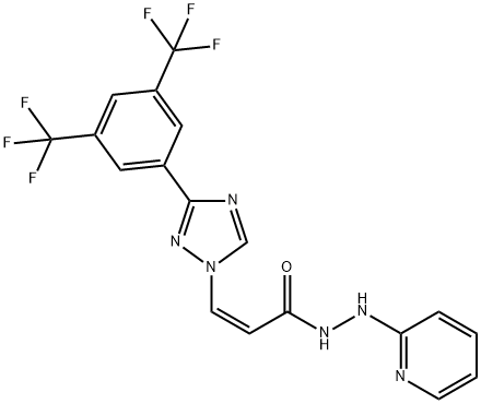 Verdinexor (KPT-335) 구조식 이미지