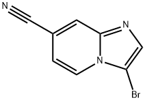 3-bromoimidazo[1,2-a]pyridine-7-carbonitrile 구조식 이미지