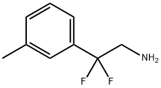 β,β-difluoro-3-methyl- Benzeneethanamine 구조식 이미지