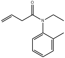 N-Ethyl-3-buteno-o-toluidide 구조식 이미지
