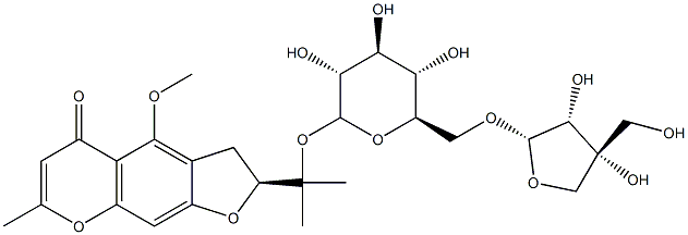 139446-82-5 5-O-Methylvisammioside, 6''-O-apiosyl-