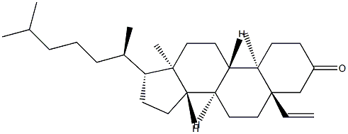 5-Vinyl-5α-cholestan-3-one Structure