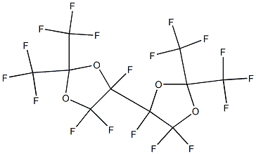 퍼플루오로-2,2,2',2'-테트라메틸-4,4'-비스(1,3-디옥솔란) 구조식 이미지