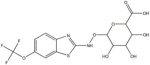 N-Hydroxy riluzole O-glucuronide 구조식 이미지