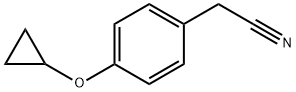 4-Cyclopropoxy-phenyl)-acetonitrile Structure