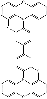 3,3'-Bi[1,4]benzoxazino[2,3,4-kl]phenoxazine 구조식 이미지