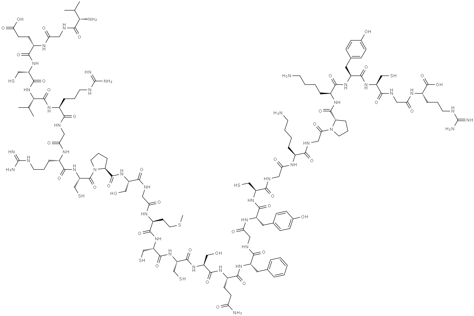 antimicrobial peptide 2, Amaranthus caudatus Structure