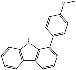 1-(4-methoxyphenyl)- -β-carboline 구조식 이미지