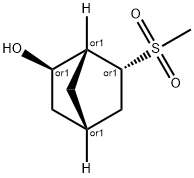 Bicyclo[2.2.1]heptan-2-ol, 6-(methylsulfonyl)-, (2-exo,6-endo)- (9CI) Structure