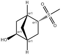 Bicyclo[2.2.1]heptan-2-ol, 5-(methylsulfonyl)-, (2-exo,5-endo)- (9CI) Structure