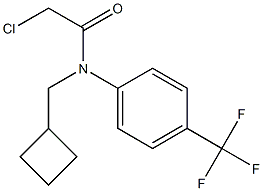 2-chloro-N-(cyclobutylmethyl)-N-(4-(trifluoromethyl)phenyl)acetamide Structure