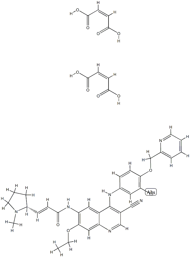 Pyrotinib Maleate Structure