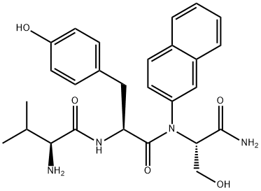 H-Val-Tyr-Ser-βNA Structure