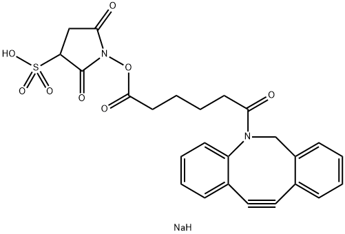 DBCO-sulfo-NHS ester 구조식 이미지