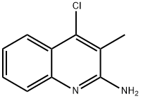 2-Quinolinamine, 4-chloro-3-methyl- Structure