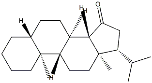 20-Methyl-5α-pregnan-15-one Structure