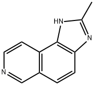 1H-Imidazo[4,5-f]isoquinoline,2-methyl-(9CI) Structure